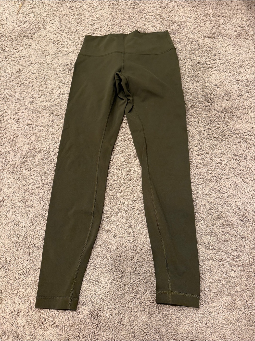 lululemon athletica Olive Green High-Rise Leggings